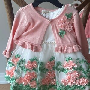 American Princess Peach/light pink Floral Dress